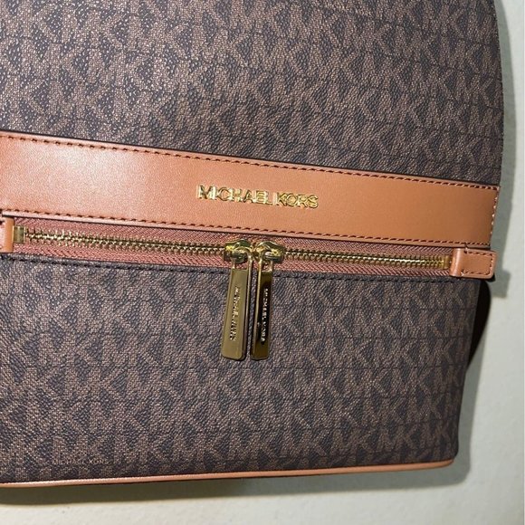 MK Kenly Medium Backpack Brown main image 4
